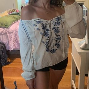 Abercrombie Off The Shoulder Top